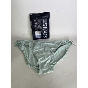 2xist Sexy Sliq Hip Brief Underwear Surf Spray Green Mens Size XL